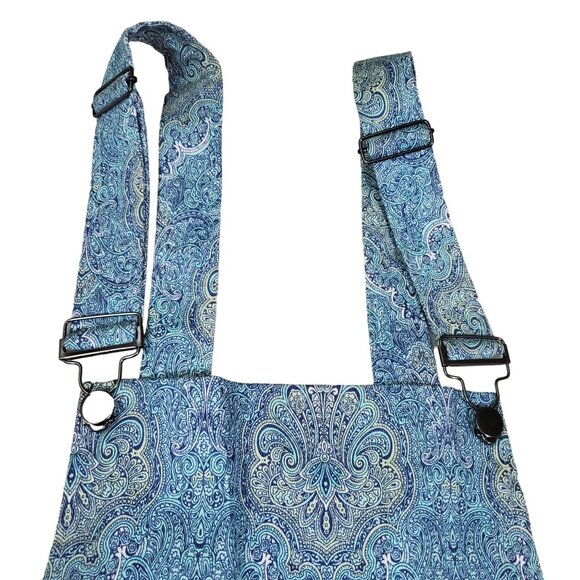 LF Angel Biba womens Romper dress blue color size 6 adjustable 100 % cotton new - Picture 6 of 14